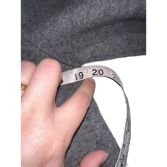 Bianco & Blu Women's Gray Wool Blend Button Hooded Cardigan Sz M Made in Italy - Picture 5 of 6